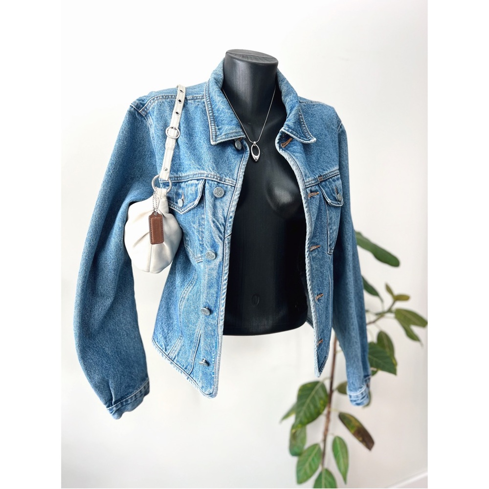 Vintage 1999 Calvin Klein | Unique Oversized Denim Jacket